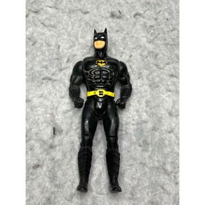 Vintage Batman Action Figure 1989 DC‎ Comics Black Suit Yellow Belt 5 Inch Toy